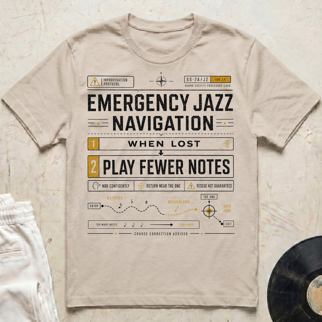 Emergency Jazz Navigation T-Shirt