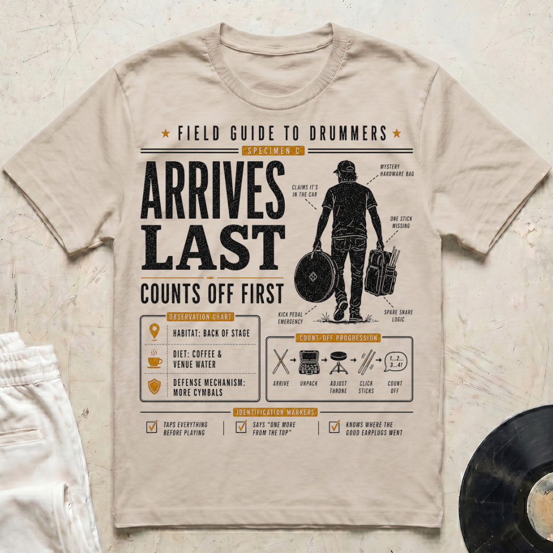 Field Guide Drummer T-Shirt
