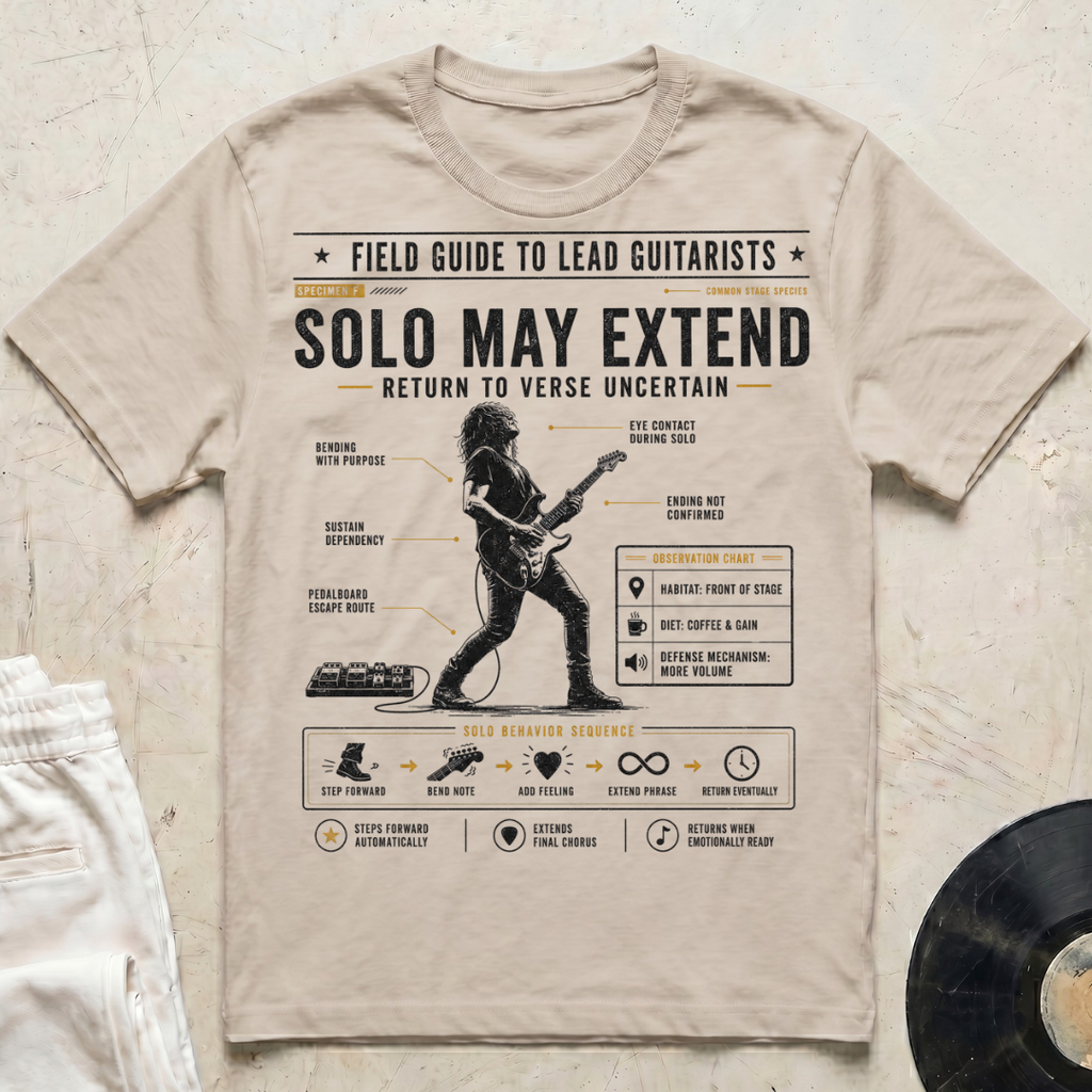 Field Guide Lead Guitar T-Shirt