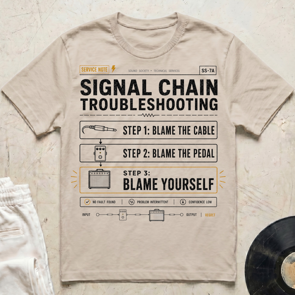 Signal Chain Troubleshooting T-Shirt