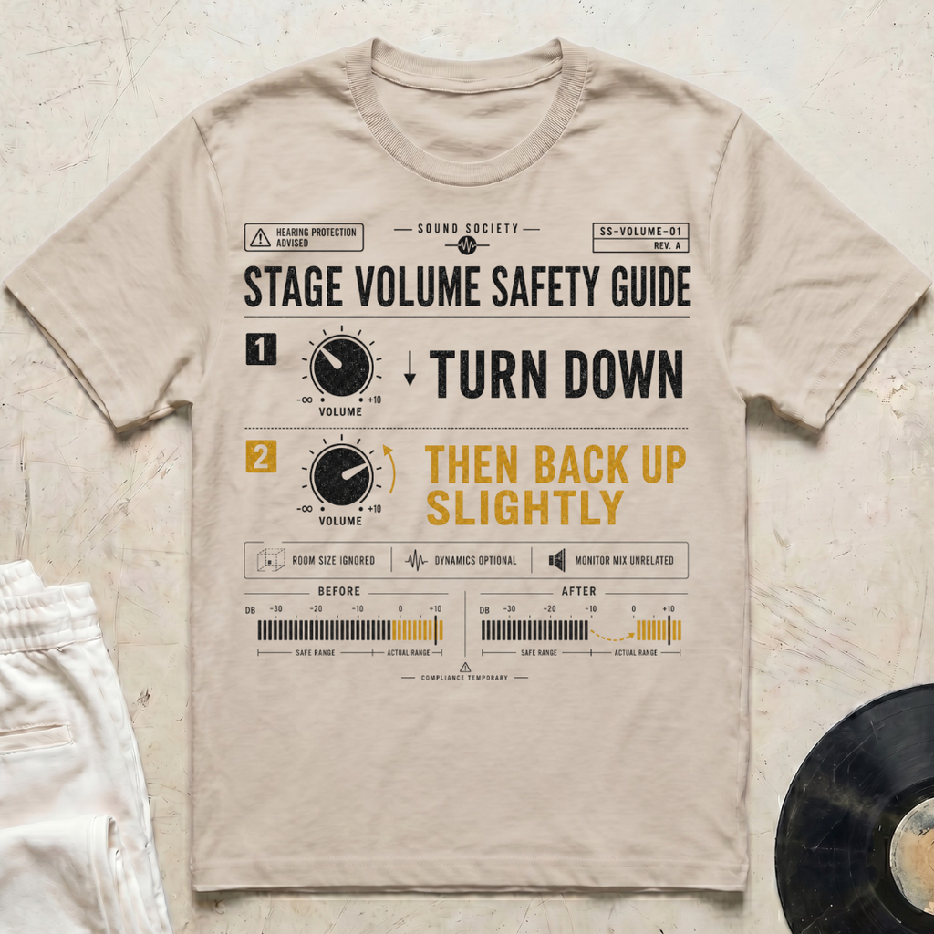 Stage Volume Safety Guide T-Shirt