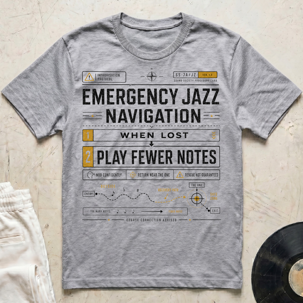Emergency Jazz Navigation T-Shirt