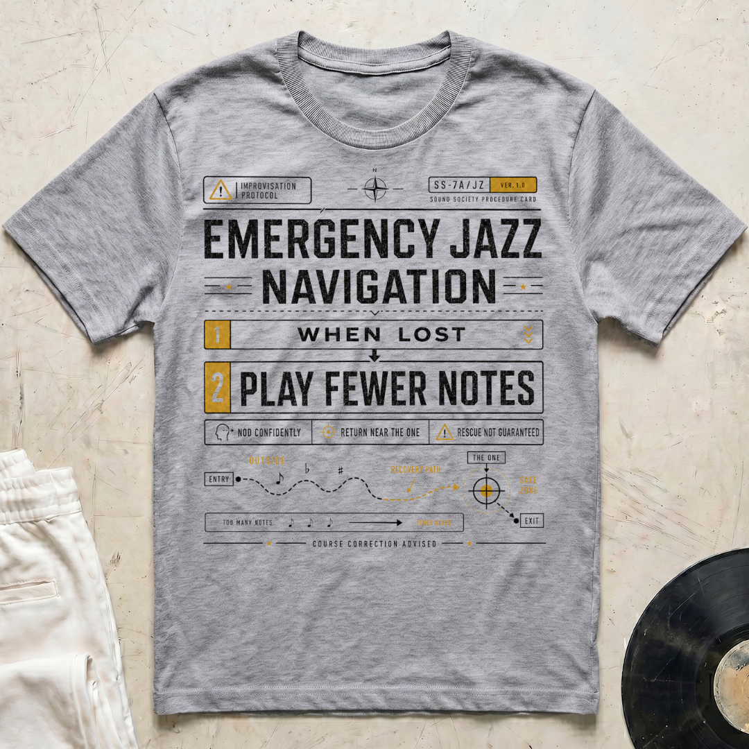 Emergency Jazz Navigation T-Shirt