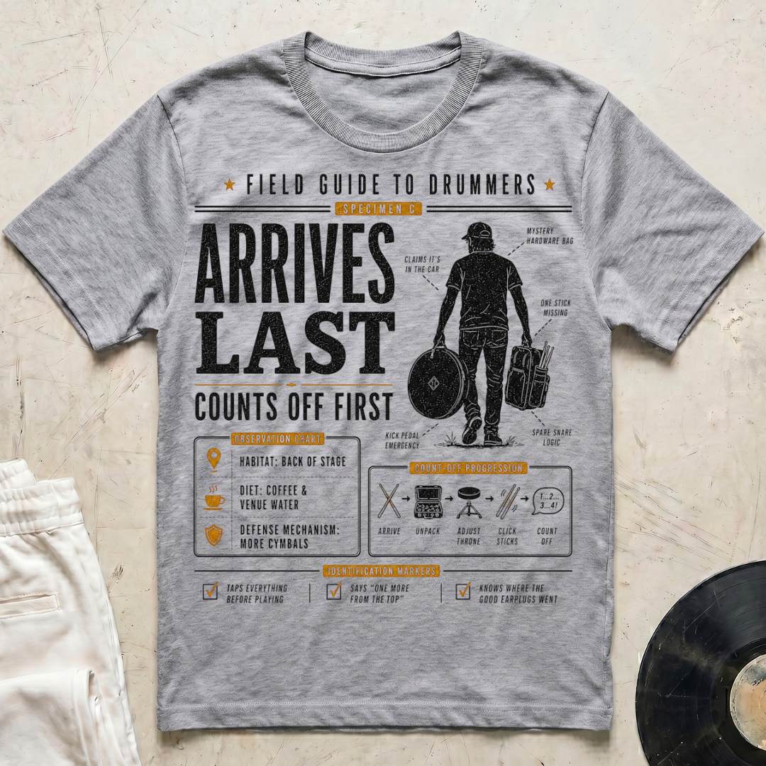 Field Guide Drummer T-Shirt