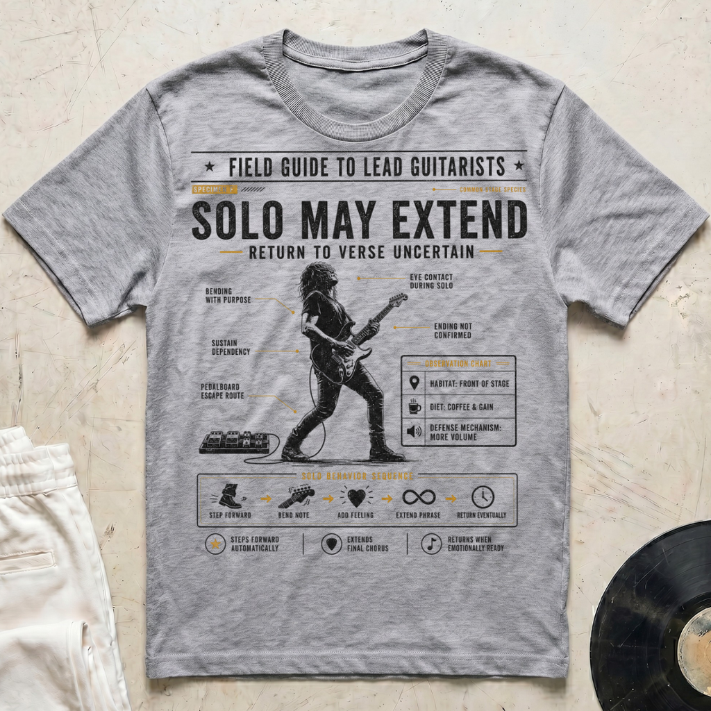 Field Guide Lead Guitar T-Shirt