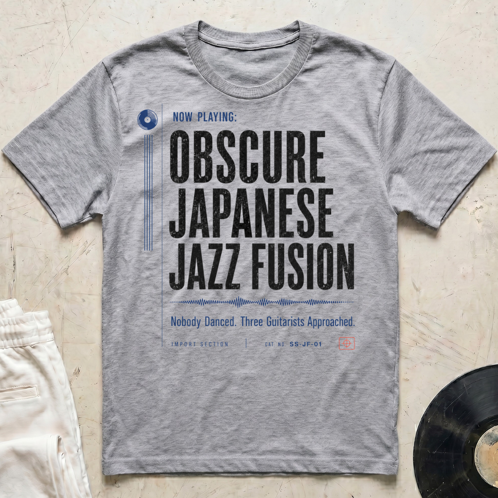 Now Playing: Obscure Japanese Jazz Fusion T-Shirt