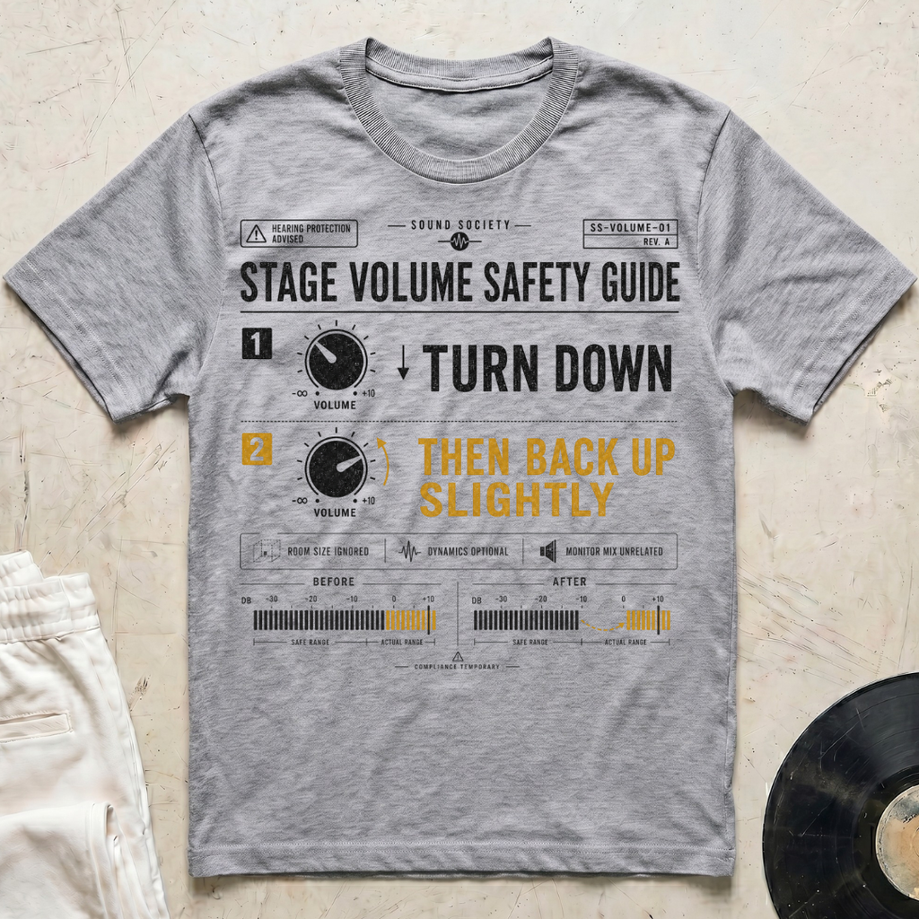Stage Volume Safety Guide T-Shirt