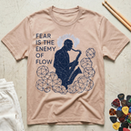 Fear Is The Enemy Of Flow Sax Man T-Shirt