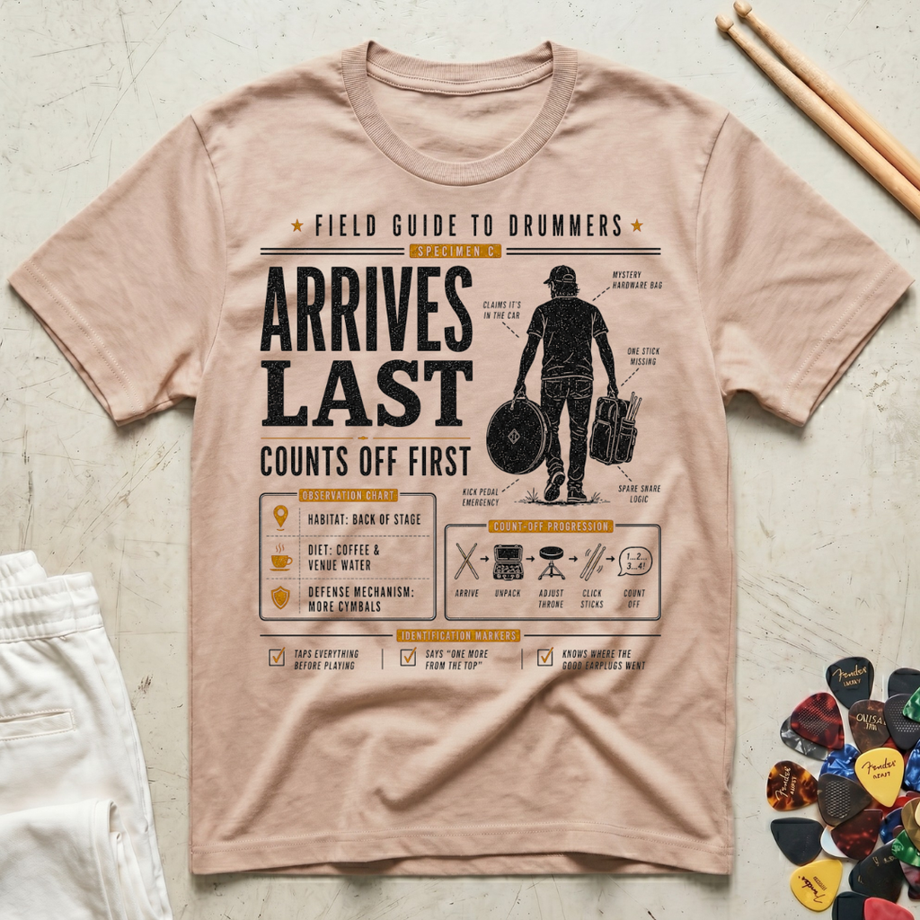Field Guide Drummer T-Shirt