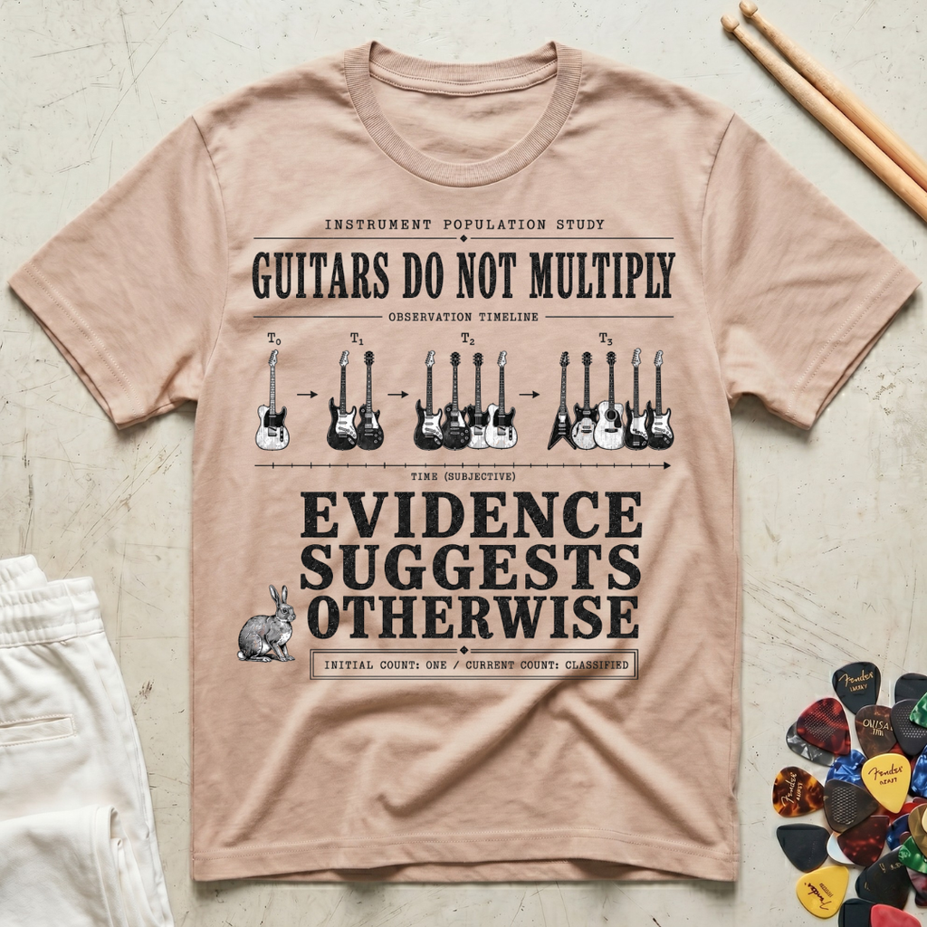 Guitars Do Not Multiply T-Shirt