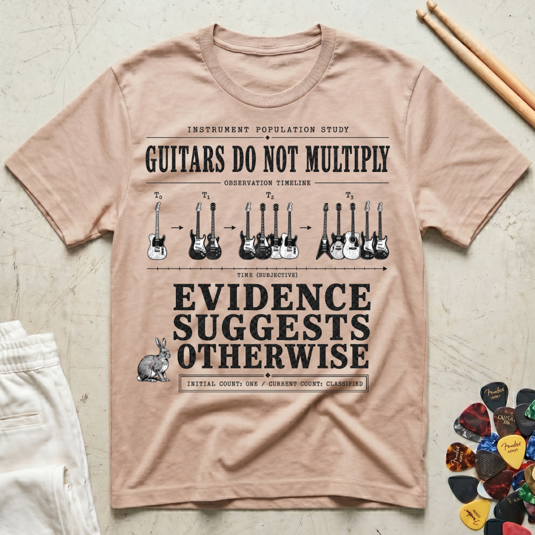 Guitars Do Not Multiply T-Shirt