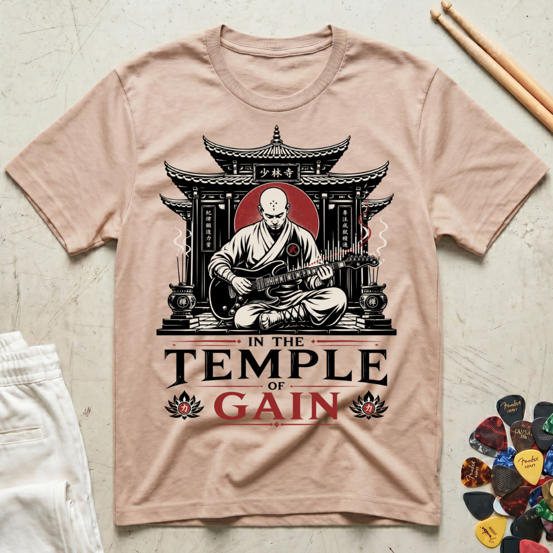 In The Temple Of Gain Monk T-Shirt