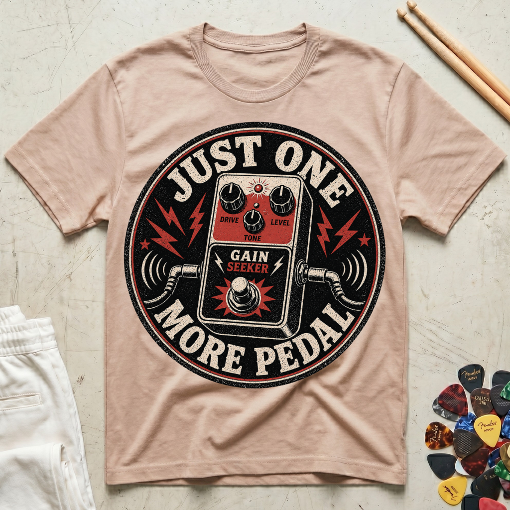 Just One More Pedal Distressed T-Shirt