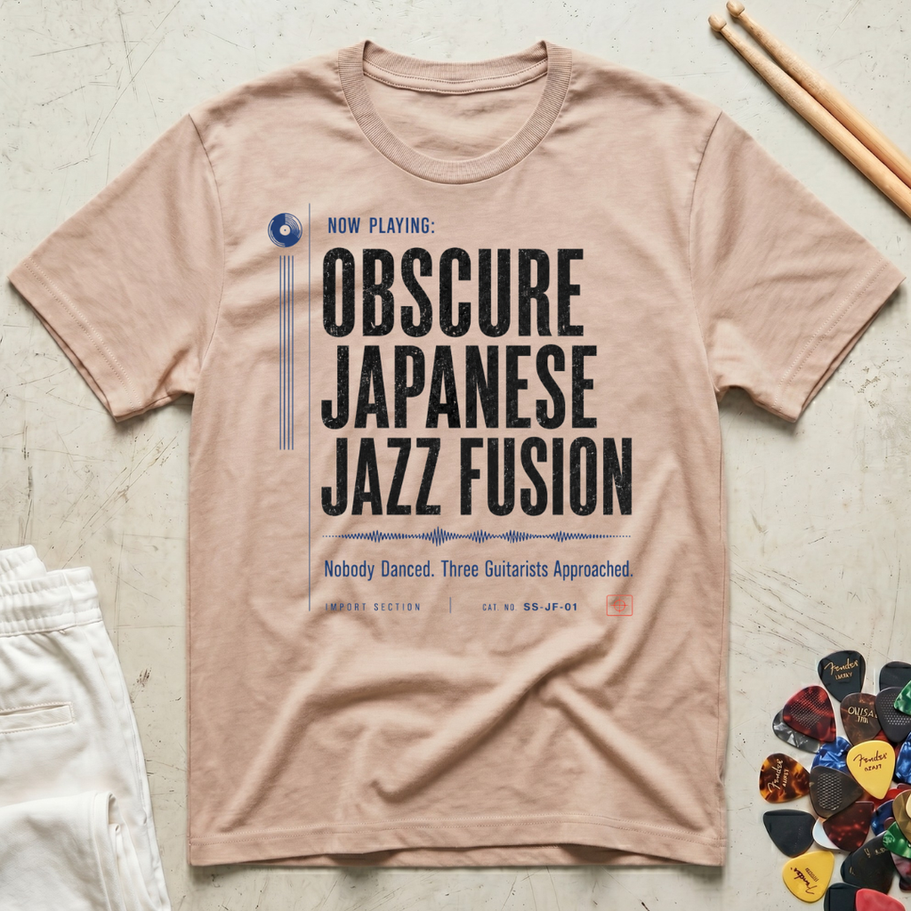 Now Playing: Obscure Japanese Jazz Fusion T-Shirt