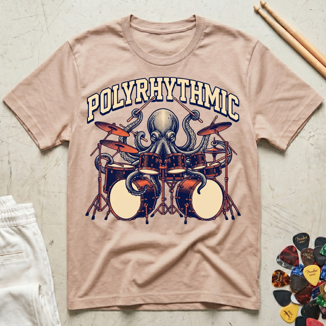 Polyrhythmic Octopus T-Shirt