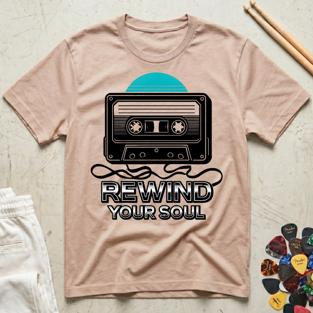 Rewind Your Soul Blue Sun T-Shirt