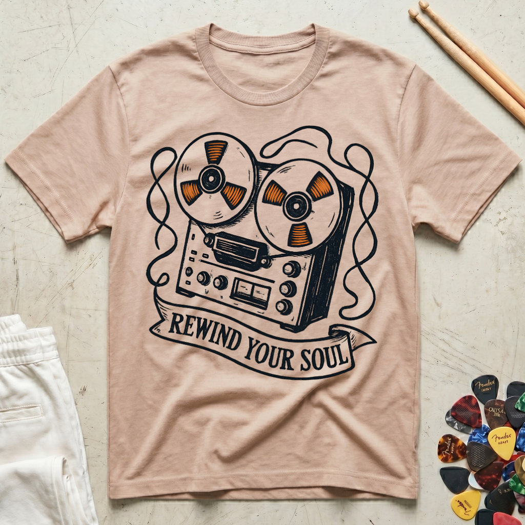Rewind Your Soul Thin Line T-Shirt