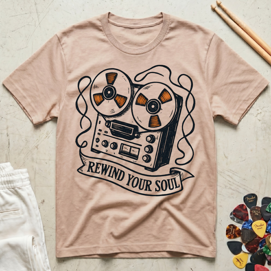 Rewind Your Soul Thin Line T-Shirt