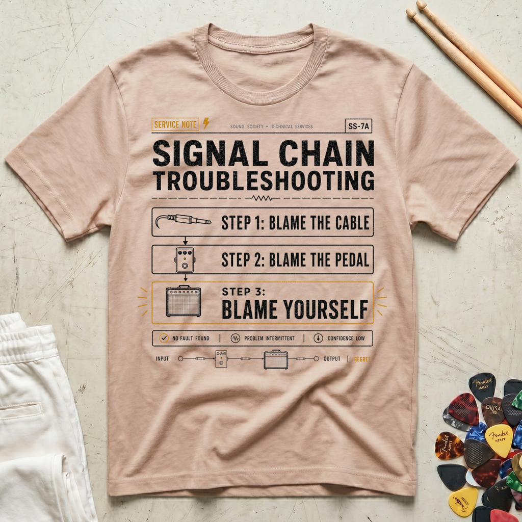 Signal Chain Troubleshooting T-Shirt