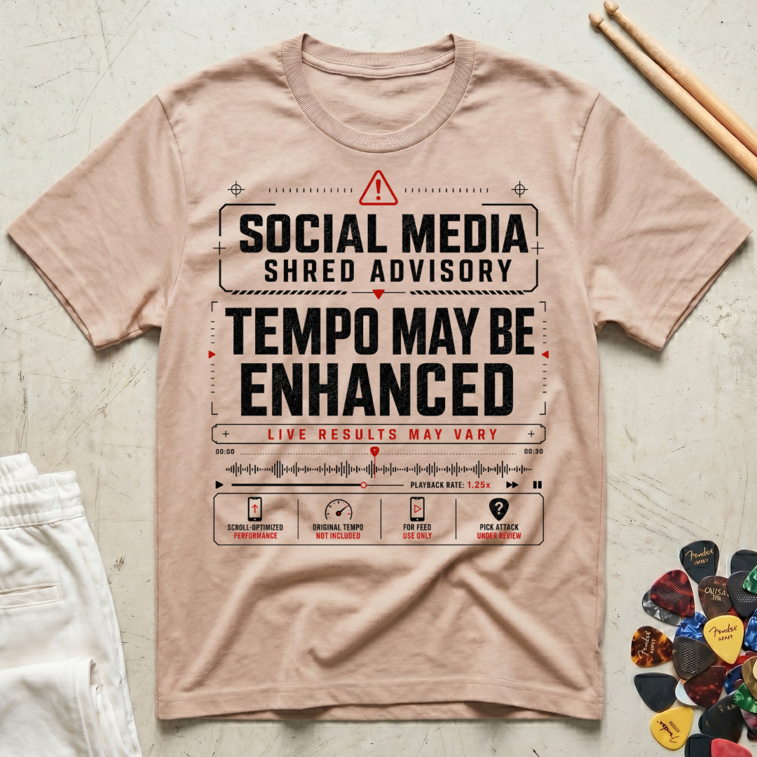 Social Media Shred Advisory T-Shirt