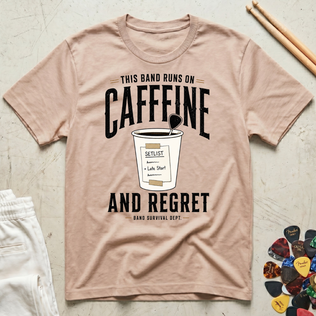 This Band Runs On Caffeine And Regret T-Shirt