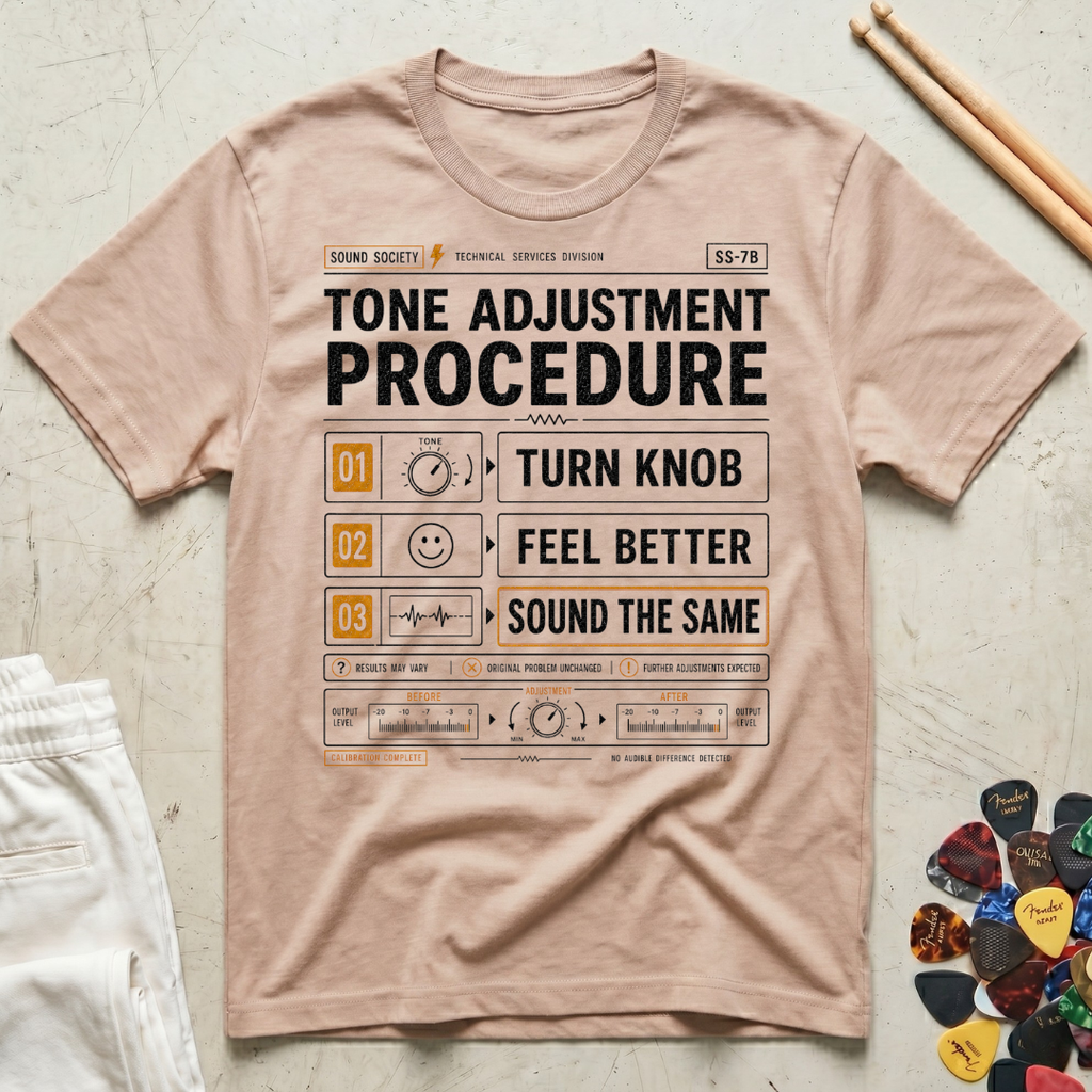Tone Adjustment Procedure T-Shirt