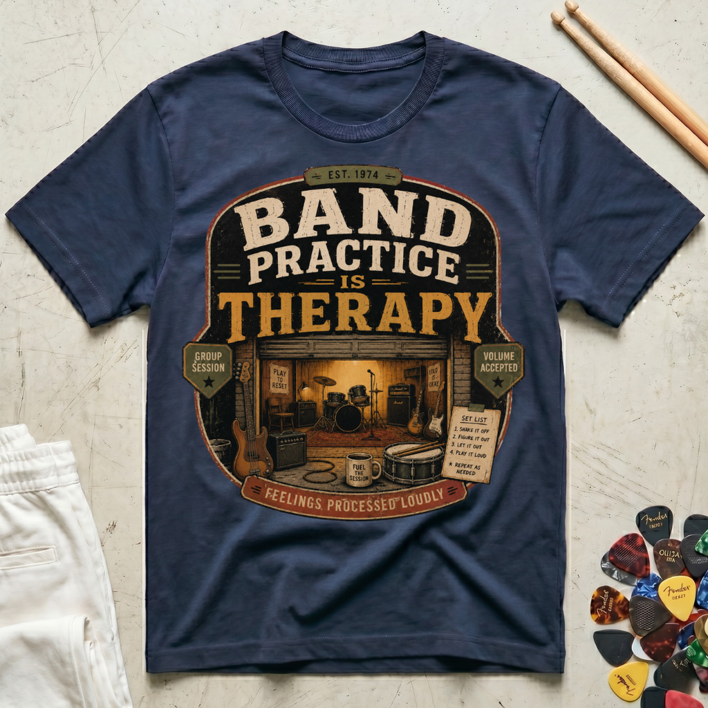 Band Practice Is Therapy T-Shirt