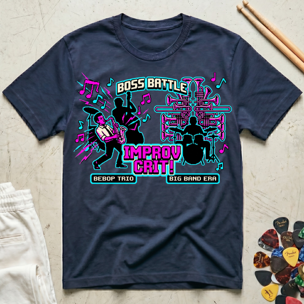 Boss Battle Bebop vs. Big Band T-Shirt