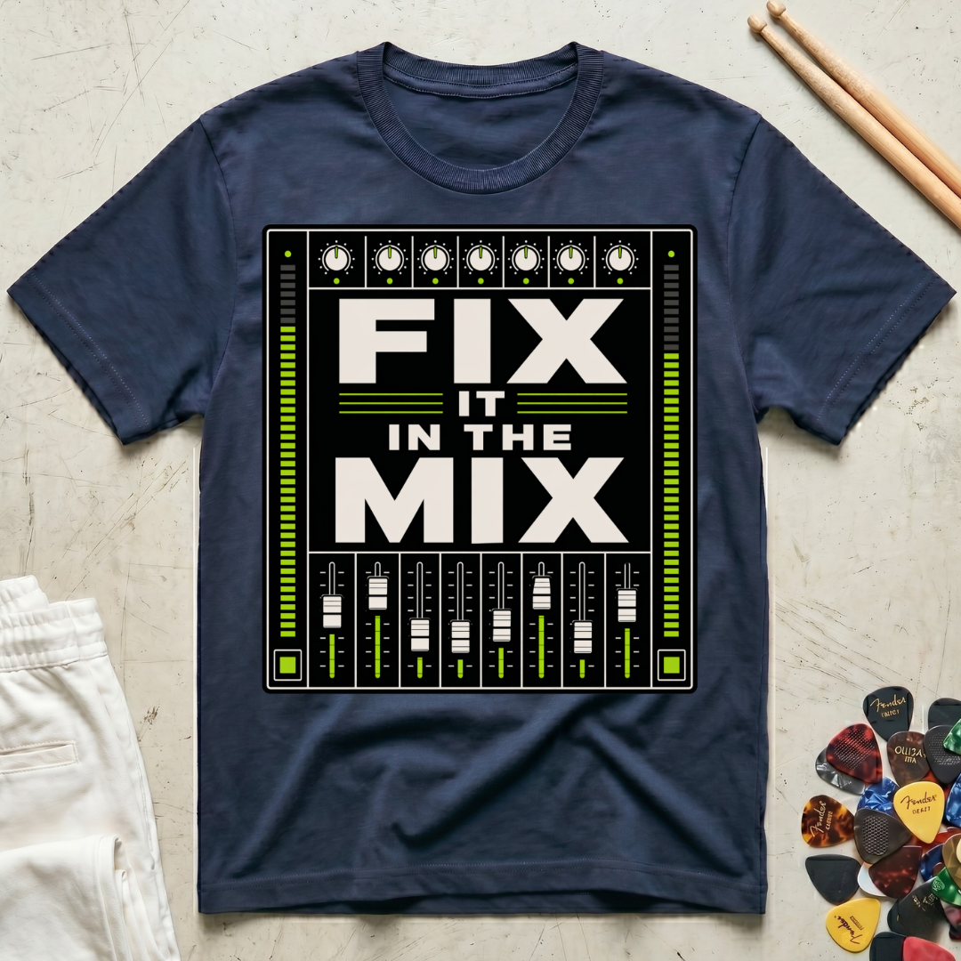Fix It In The Mix Mixing Board T-Shirt