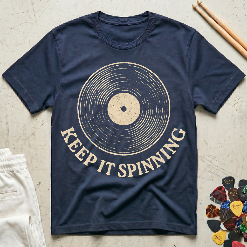 Keep It Spinning Vintage T-Shirt