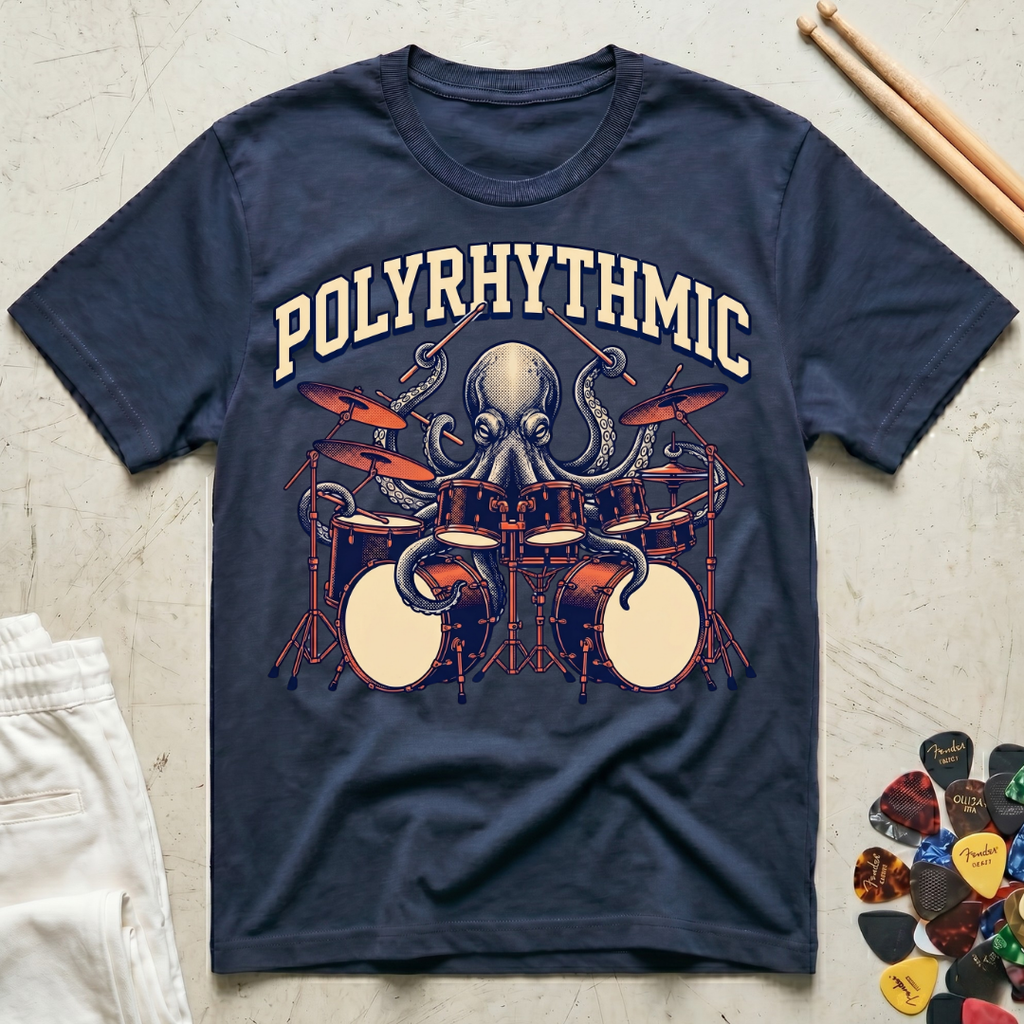 Polyrhythmic Octopus T-Shirt