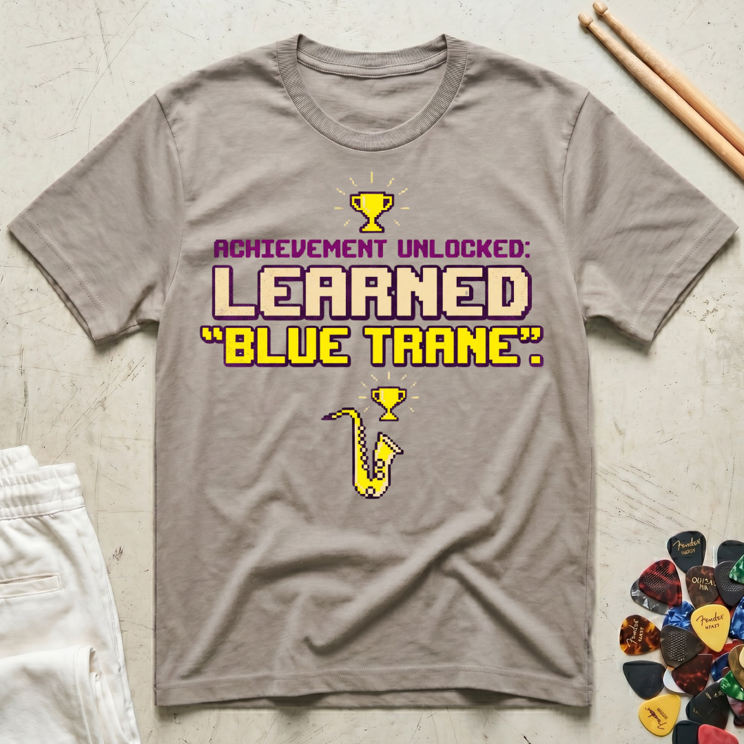 Achievement Unlocked: Learned "Blue Trane" T-Shirt