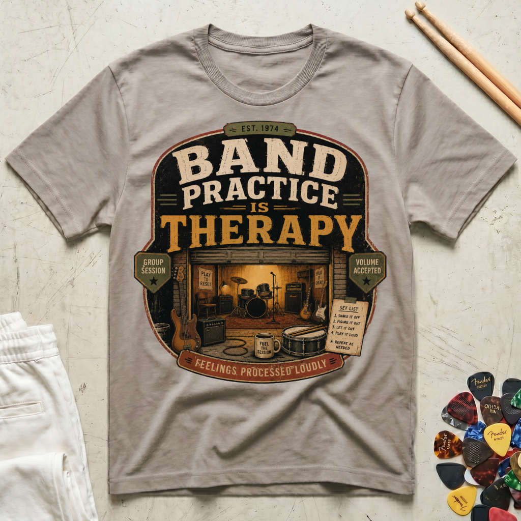 Band Practice Is Therapy T-Shirt
