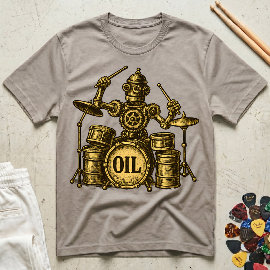 Drum Machine Steampunk T-Shirt