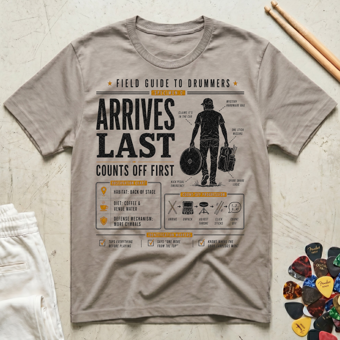 Field Guide Drummer T-Shirt