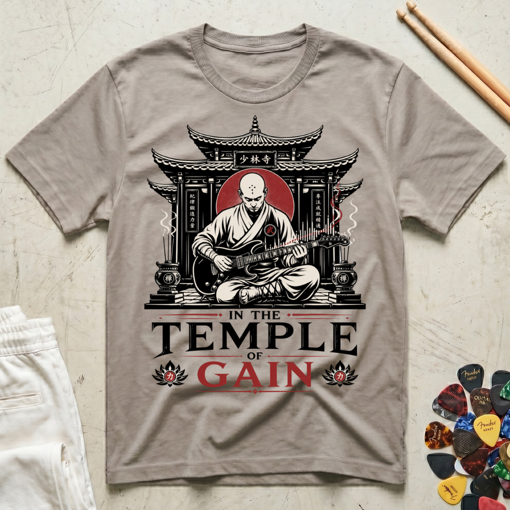 In The Temple Of Gain Monk T-Shirt