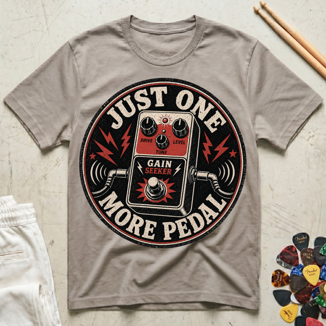 Just One More Pedal Distressed T-Shirt
