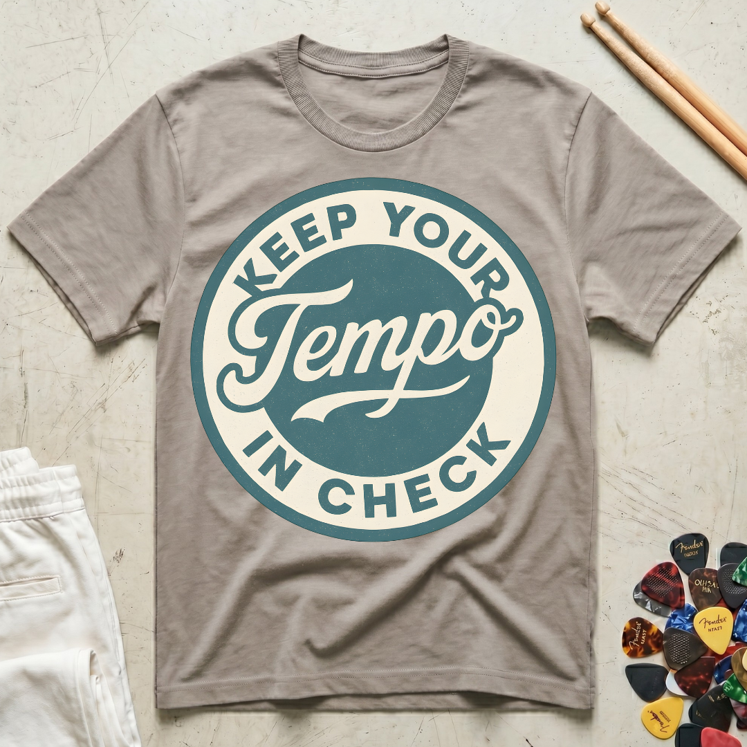 Keep Your Tempo In Check Emblem T-Shirt