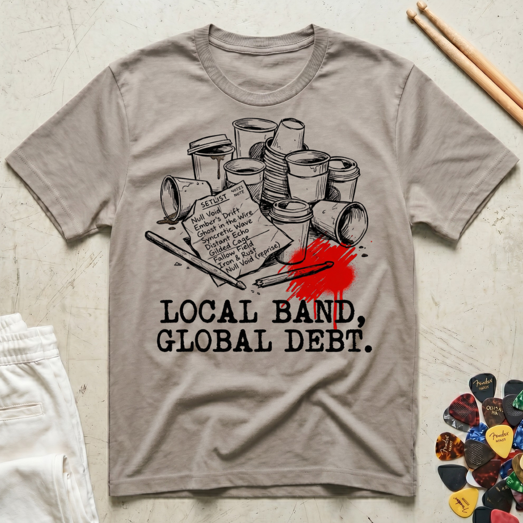 Local Band. Global Debt T-Shirt