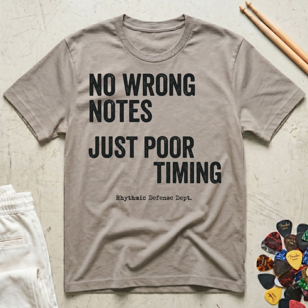 No Wrong Notes, Just Poor Timing T-Shirt