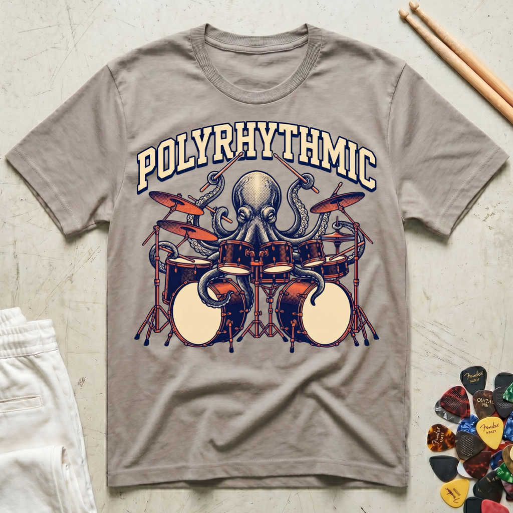 Polyrhythmic Octopus T-Shirt