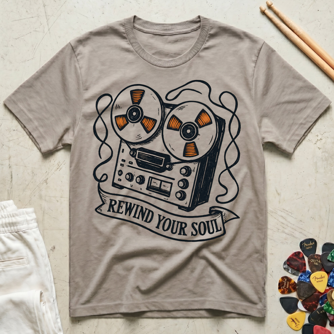 Rewind Your Soul Thin Line T-Shirt