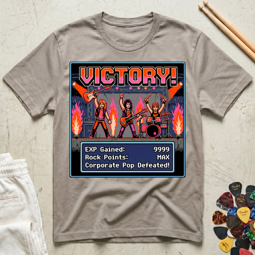 Rock Trio Vs. Corporate Pop T-Shirt