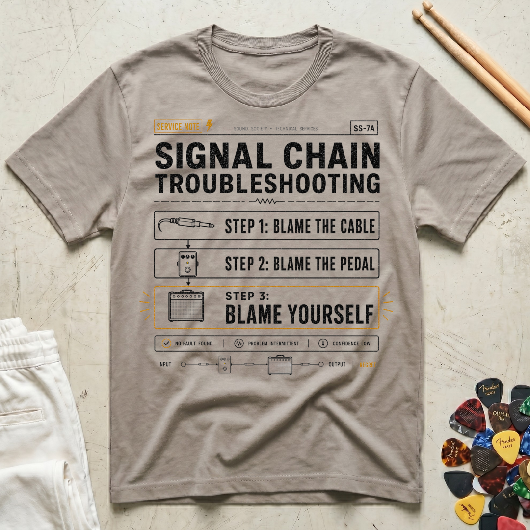 Signal Chain Troubleshooting T-Shirt