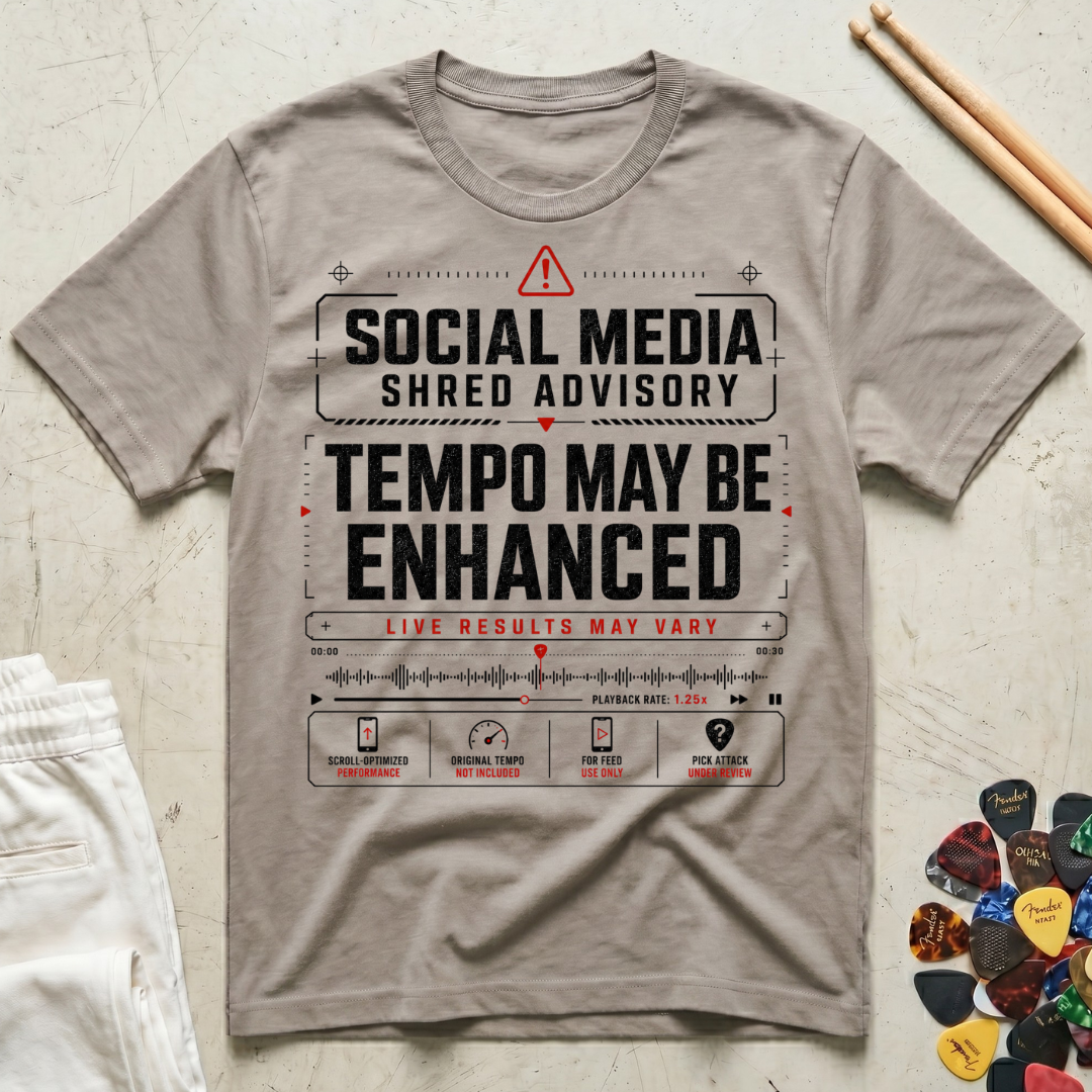 Social Media Shred Advisory T-Shirt
