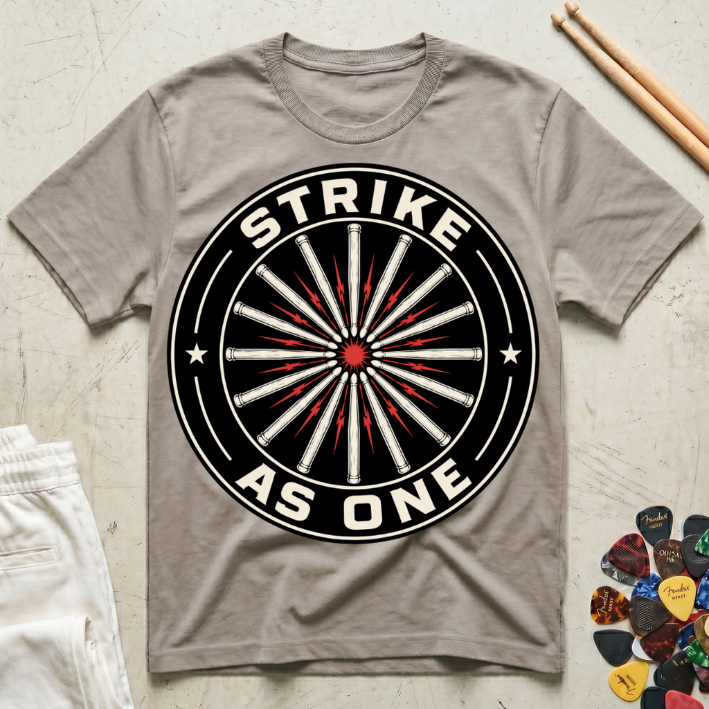 Strike As One Drum Sticks T-Shirt