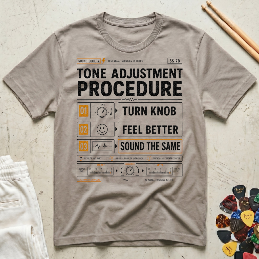 Tone Adjustment Procedure T-Shirt