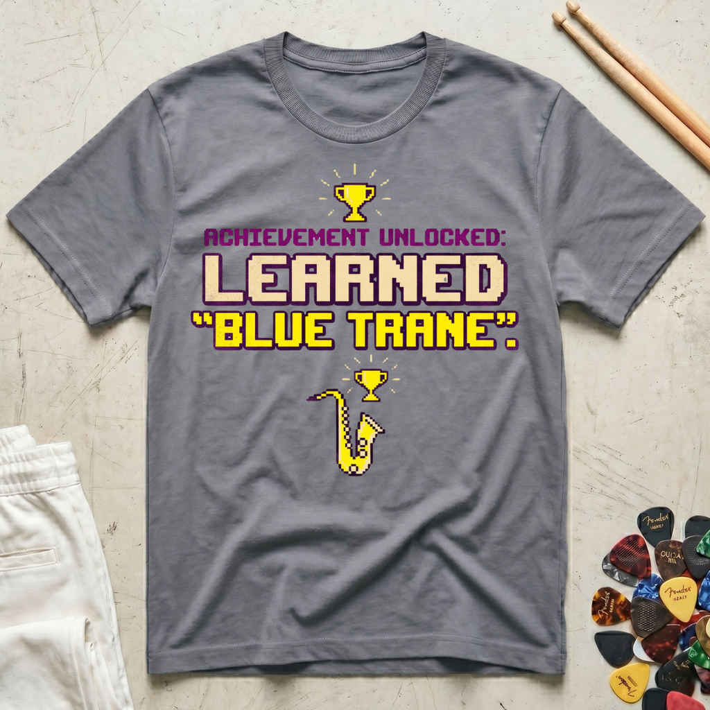 Achievement Unlocked: Learned "Blue Trane" T-Shirt