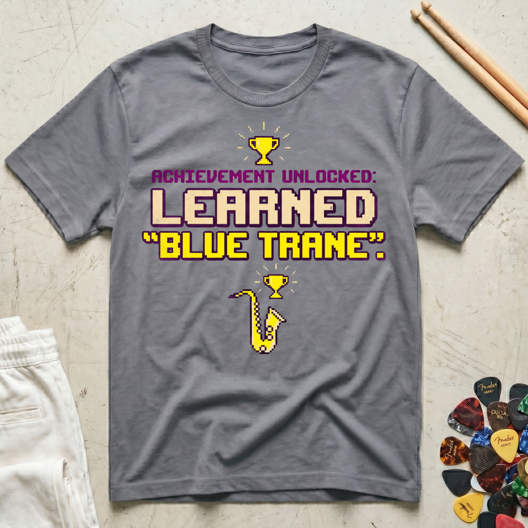 Achievement Unlocked: Learned "Blue Trane" T-Shirt