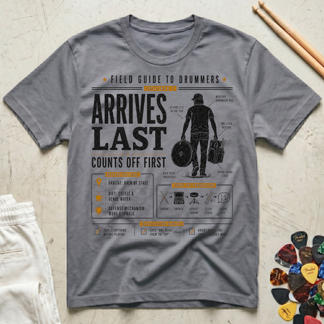Field Guide Drummer T-Shirt